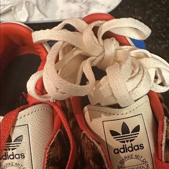 Adidas women Leopard Print Sneakers - Brown and Red - Picture 7 of 7